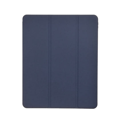 iPad Pro 12.9インチ 第3世代～第6世代/ iPad Air 13インチ（M2）/（M3）用 Apple Pencil収納可能ケース ネイビーブルー [iPad129-2021ApenCASE-NB]