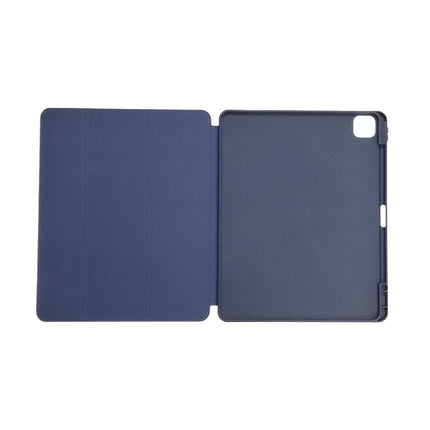 iPad Pro 12.9インチ 第3世代～第6世代/ iPad Air 13インチ（M2）/（M3）用 Apple Pencil収納可能ケース ネイビーブルー [iPad129-2021ApenCASE-NB]