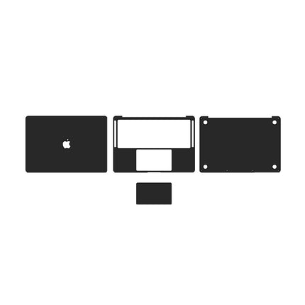 【処分特価セール】MacGuard for MacBook Pro 16インチ M4/M3 用ボディフィルム ブラック [MBP16M3-MACG-BK]