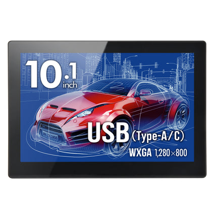 10.1インチ マルチタッチ対応 USBモニター plus one Touch USB [LCD-10000UT3]