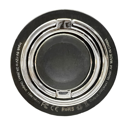 3in1 Magsafe Double Ring Stand Charger Black [MAG-3MCDRS-BK]