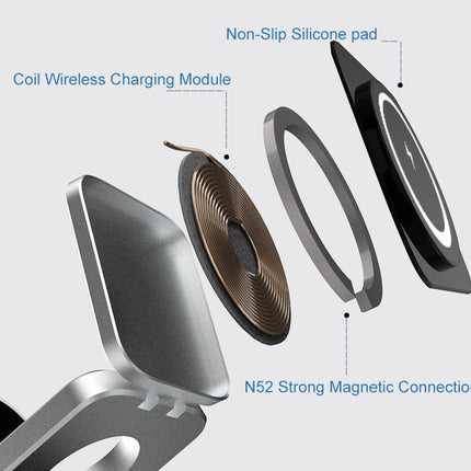 3 in 1 Magsafe Charger [MAG-3MCFWC-SL]
