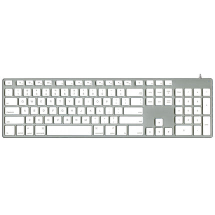 Mac用アルミキーボード英語配列 シルバー [KB-USB-AL]