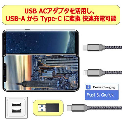 USB3.1 Gen2 USB Type-Cメス - USB-Aオス 変換アダプタ [LAD-OG2AMCF]