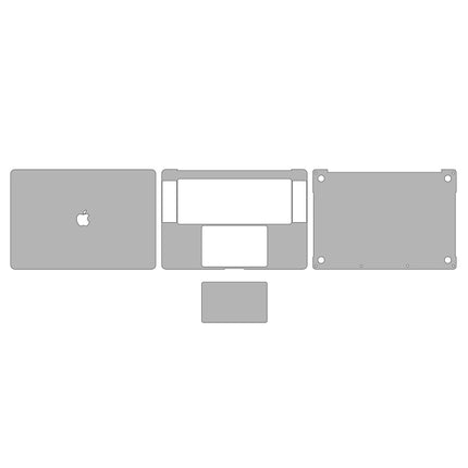 【処分特価セール】MacGuard for MacBook Pro 16インチ M4/M3/M2/M1 用ボディフィルム シルバー [MBP16M1-MACG-SL]