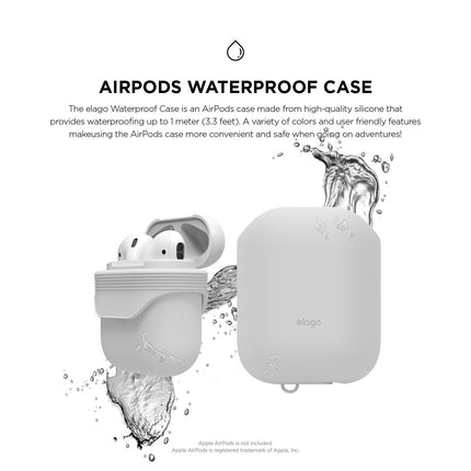 【処分特価セール】AirPods WaterProof Case EL_APDCSSCWC_WH [EAPWF-BA-WH]