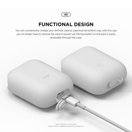 【処分特価セール】AirPods WaterProof Case EL_APDCSSCWC_WH [EAPWF-BA-WH]