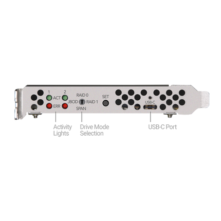 Fusion Dual 2.5-inch SSD RAID [FUS-SSD-2RAID-E]