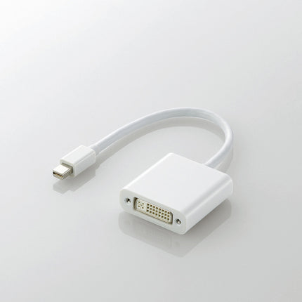 【処分特価セール】Mini DisplayPort-DVI変換アダプタ [AD-MDPDVIWH]